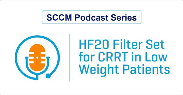 HF20 Filter Set for CRRT in Low Weight Patients